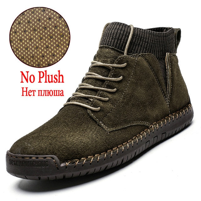 Thick Plush Warm Suede Ankle Boots