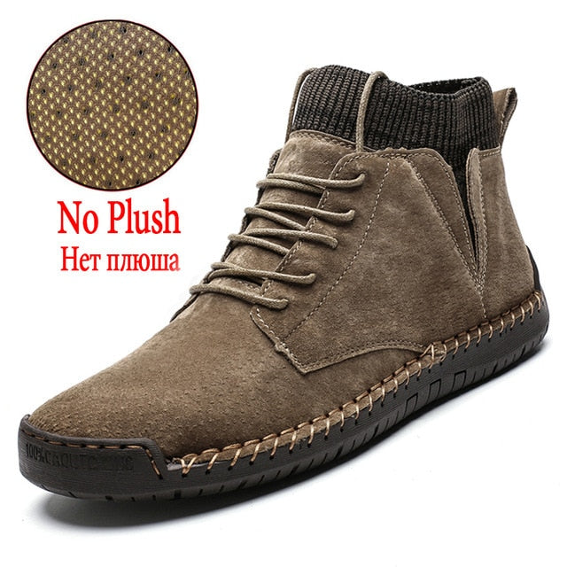 Thick Plush Warm Suede Ankle Boots