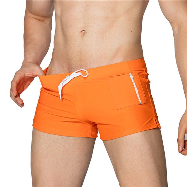 Adjustable Solid Summer Men Short