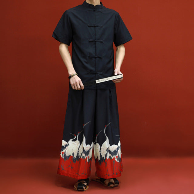 Shanghai Vintage Chinese Button Closure Embroidery Set