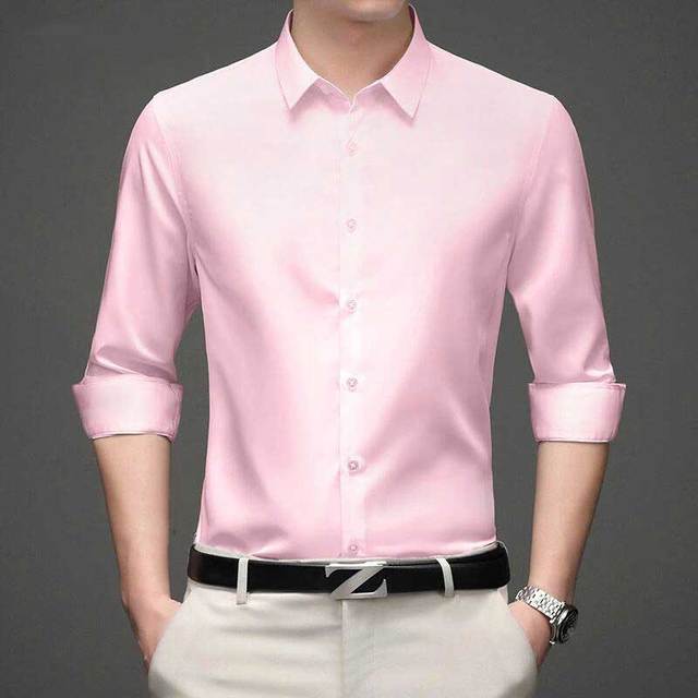Breathable Solid Cotton Long Sleeve Shirt