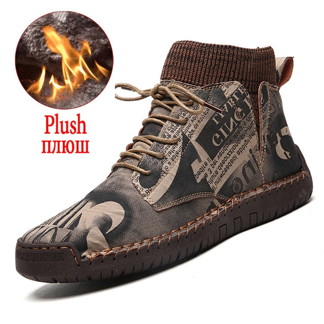 Thick Plush Warm Suede Ankle Boots