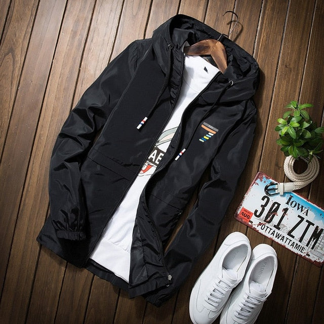 Hip Hop Windbreaker Lighweight Jacket