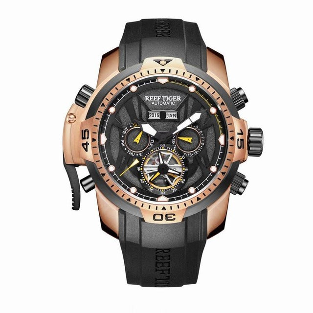 Sport Complex Design Multi Functional Design Men Watch