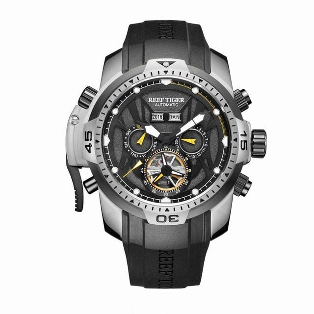 Sport Complex Design Multi Functional Design Men Watch