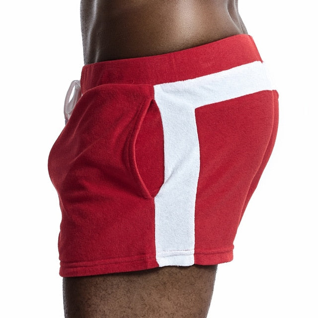 Solid Side Lined Style Sporty Shorts