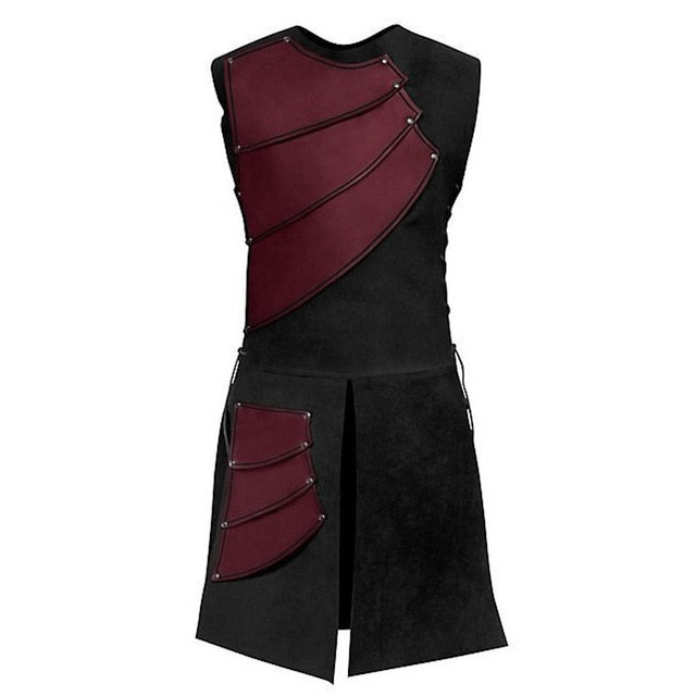 Punk Rock Steampunk Long Medieval Waistcoat