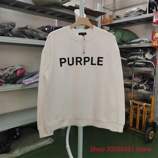 Cotton Letter Printed O-Neck Sweater