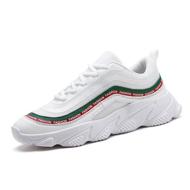 Unisex Colorful Lightweight Comfortable Striped Sneakers