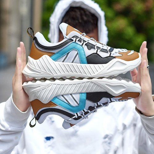 Colorful Summer Casual Mesh Chunky Breathable Men Sneaker