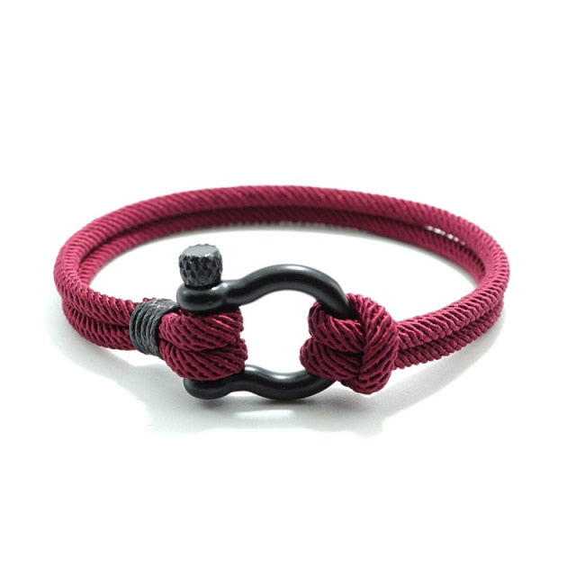 Milan Rope Horseshoe Buckle Bracelet