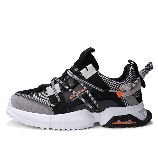 Casual Tide Multicolor Outdoor Lace Up Comfort Men Sneaker