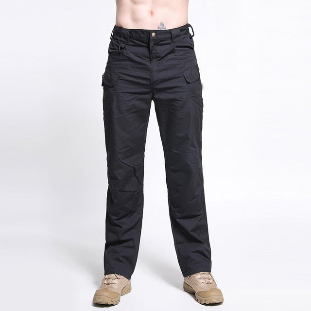 Tactical Pants Multiple Pocket Military Slim Fat Cargo