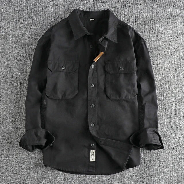 Vintage Style Long Sleeve Shirt