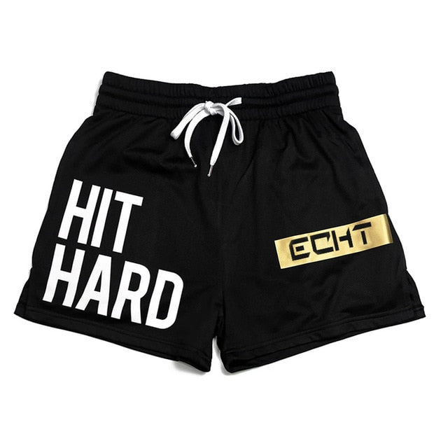 Hit Hard Fitness Drawstring Shorts