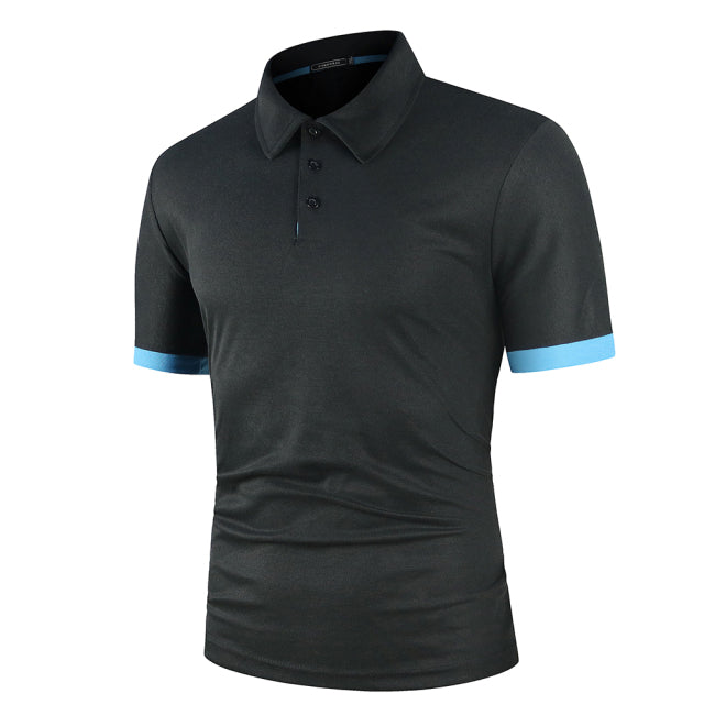 Contras Lining Short Sleeve Polo Shirt
