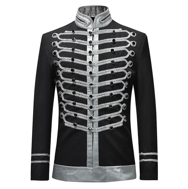 Casual Thread Slim Fit Single Breasted Drama Stage Costume Men Blazer