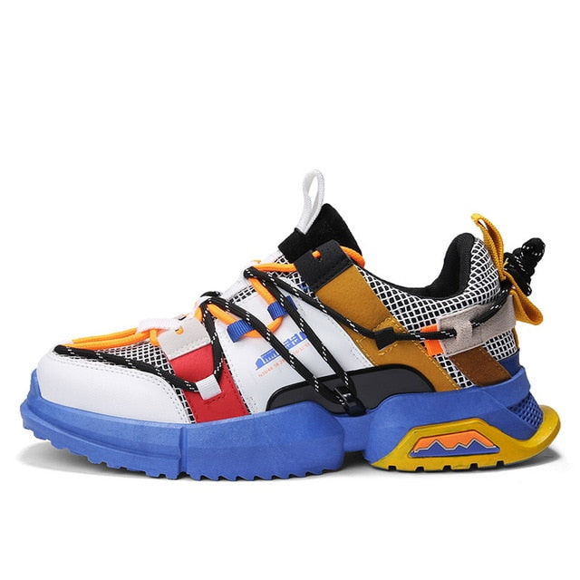 Casual Tide Multicolor Outdoor Lace Up Comfort Men Sneaker