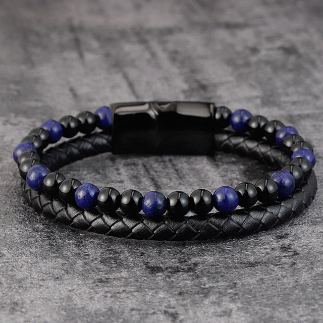Stainless Steel Magnetic Triple Style Bracelet