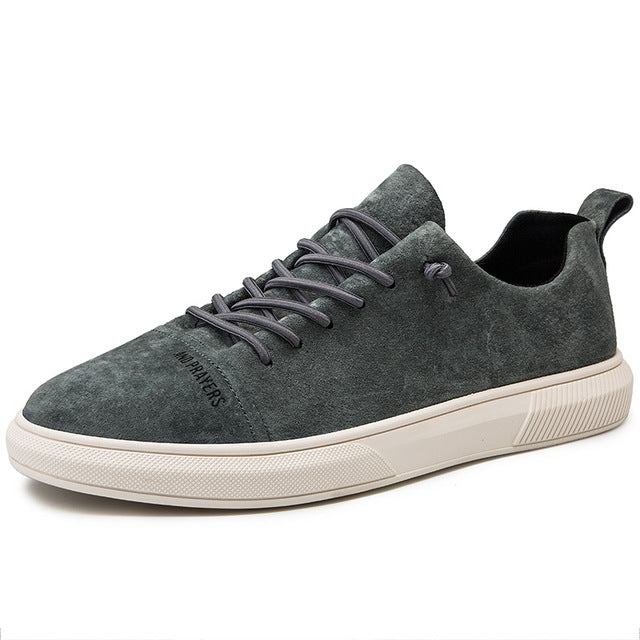 Suede Vintage Low Top Flat Soles Men Sneakers