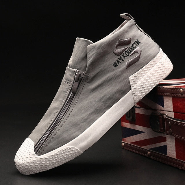 Warm Winter Fashion Fur Zipper Men Boots