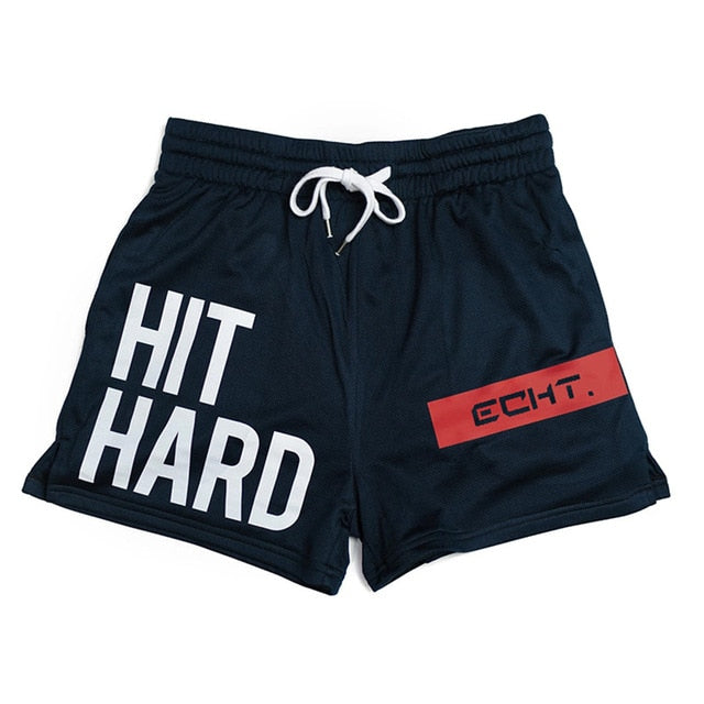 Hit Hard Fitness Drawstring Shorts