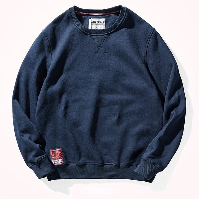 Crew Neck Fleece Warm Sweatshirts