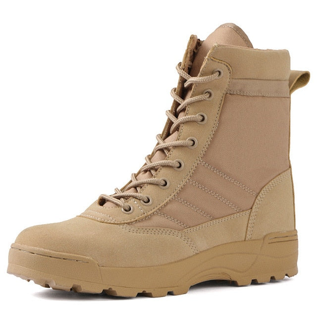 Tactical Combat Green Sand Boots