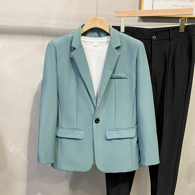 Spring Korean Button Style Blazer