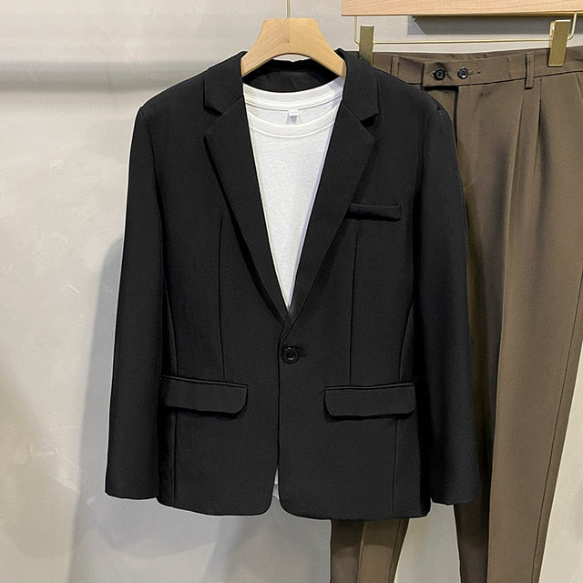 Spring Korean Button Style Blazer