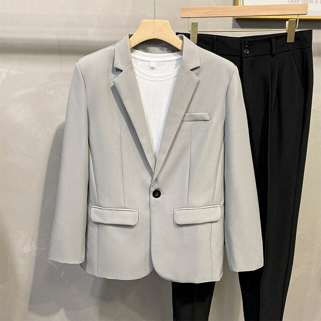 Spring Korean Button Style Blazer