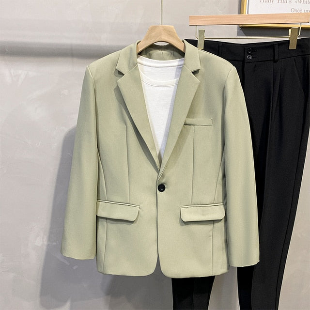 Spring Korean Button Style Blazer