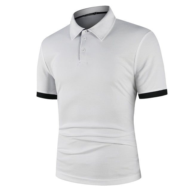 Contras Lining Short Sleeve Polo Shirt