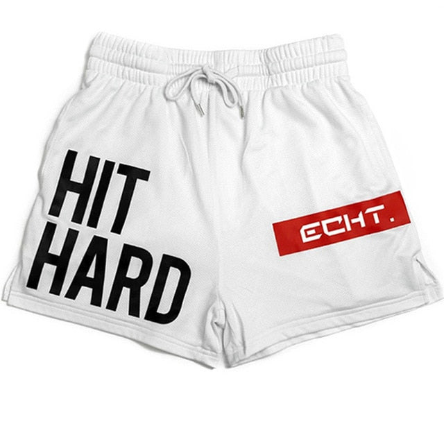Hit Hard Fitness Drawstring Shorts