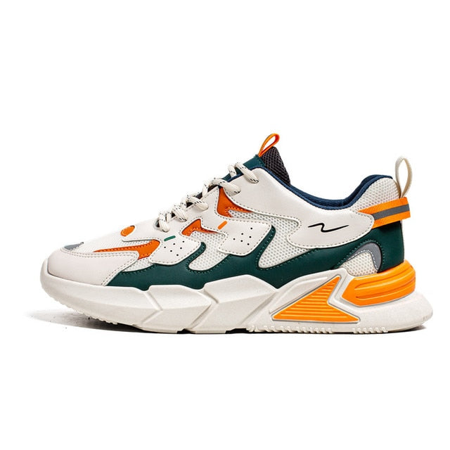 Hip-Hop Mixed Color Air Mesh Sneakers