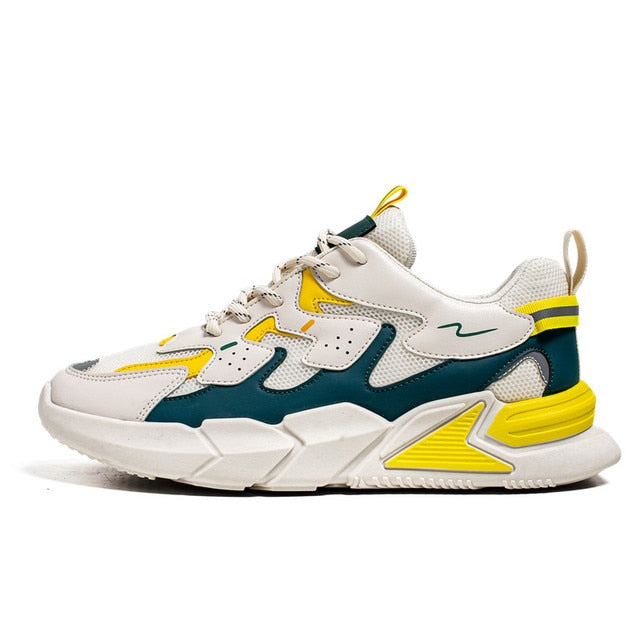 Hip-Hop Mixed Color Air Mesh Sneakers