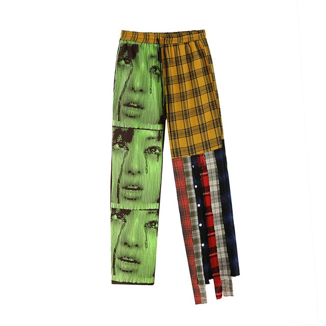 Hip Hop Harajuku Patchwork Fashion