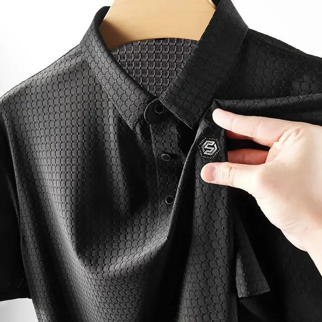 Microfiber Short Sleeve Polo Shirt