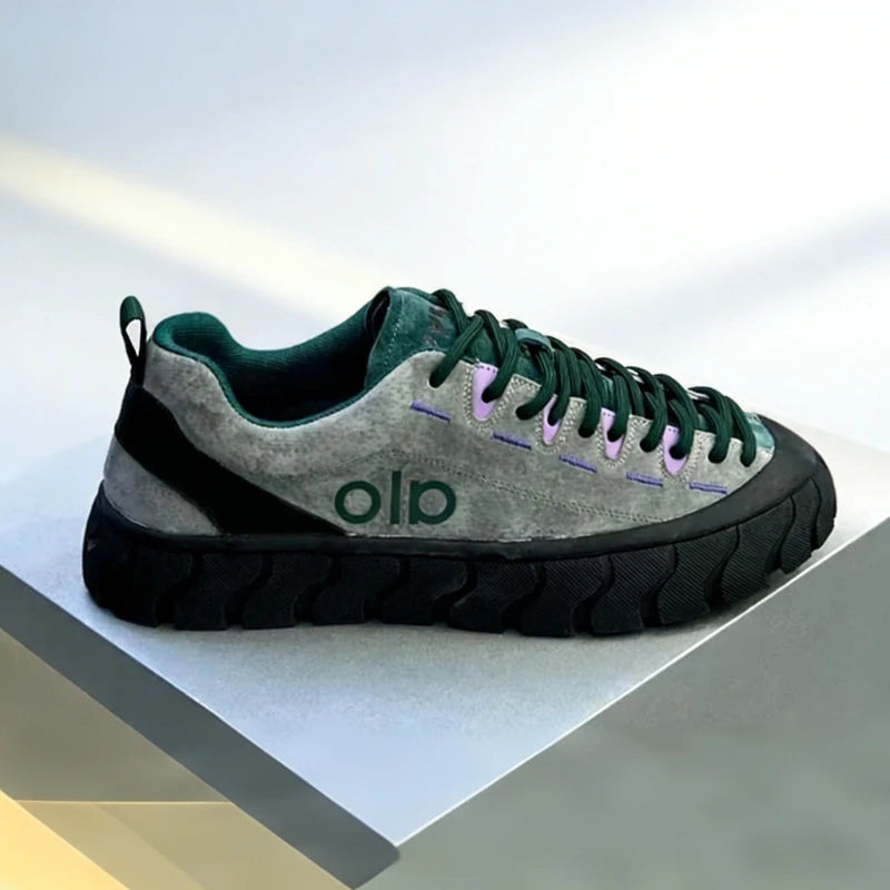 Suede Chunky Thick Sole Sneakers