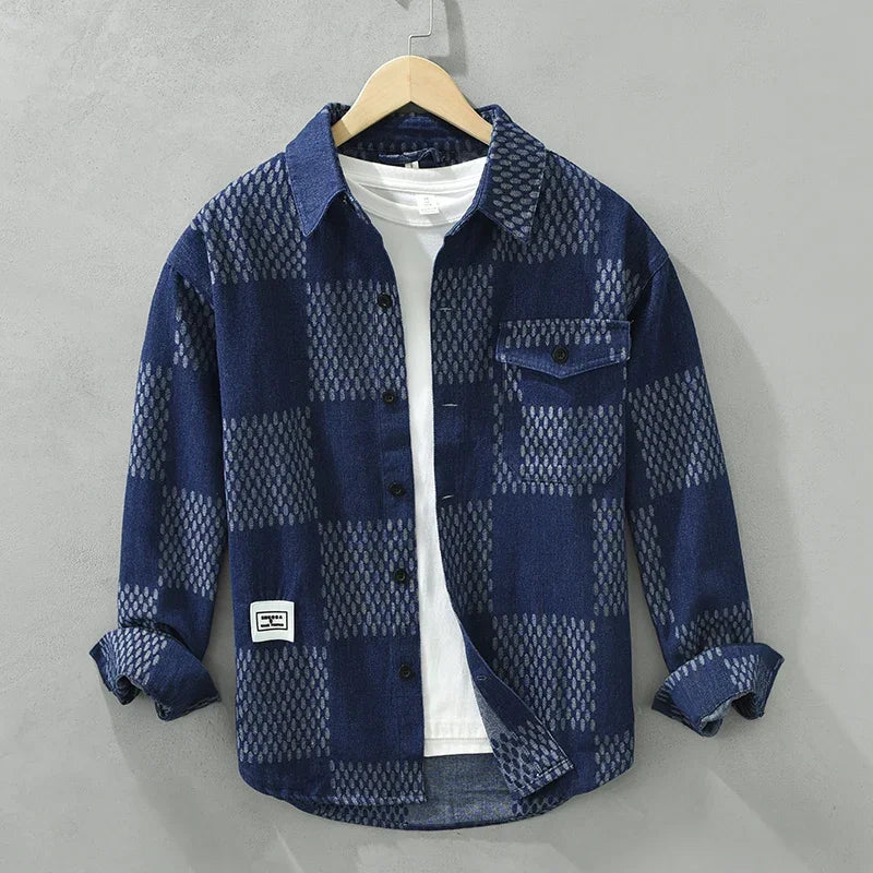 Checkered Patterned Cotton Polyester Shirt