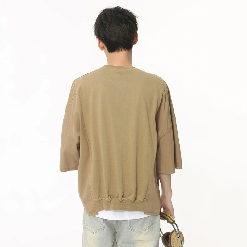 Casual Loose Round Neck Style T-Shirt
