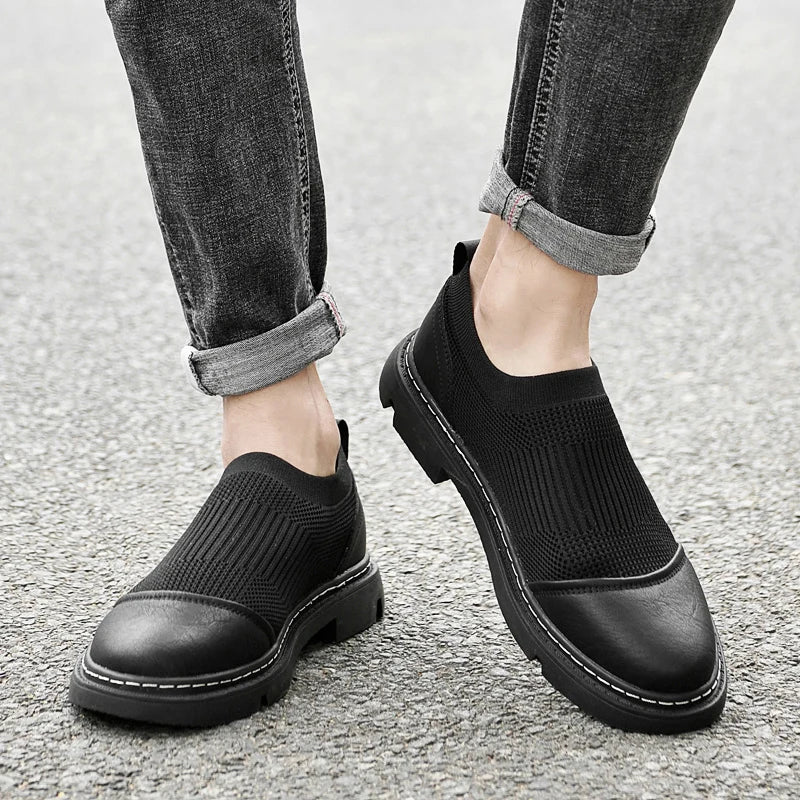 Low Top Solid Slip-On Shoes