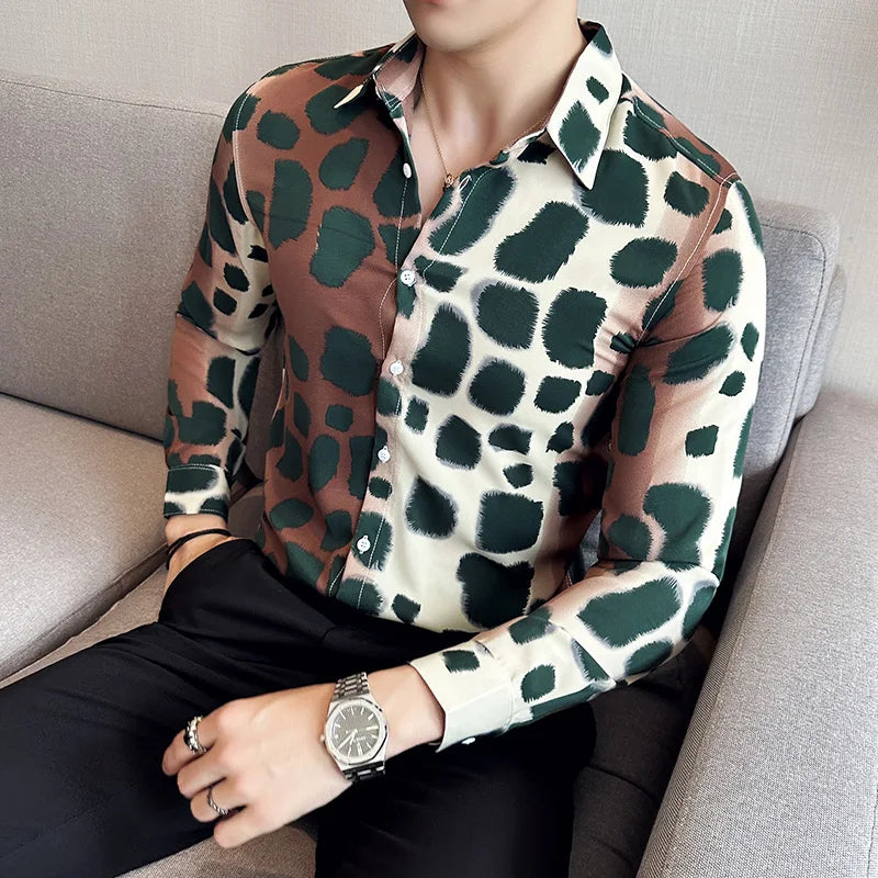 Casual Animal Printed Fit Shirt