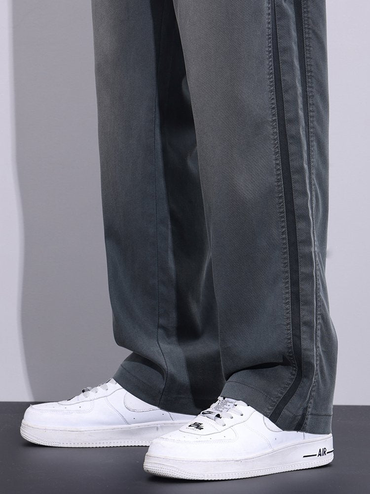 Thin Soft Lyocell Elastic Waist Pants