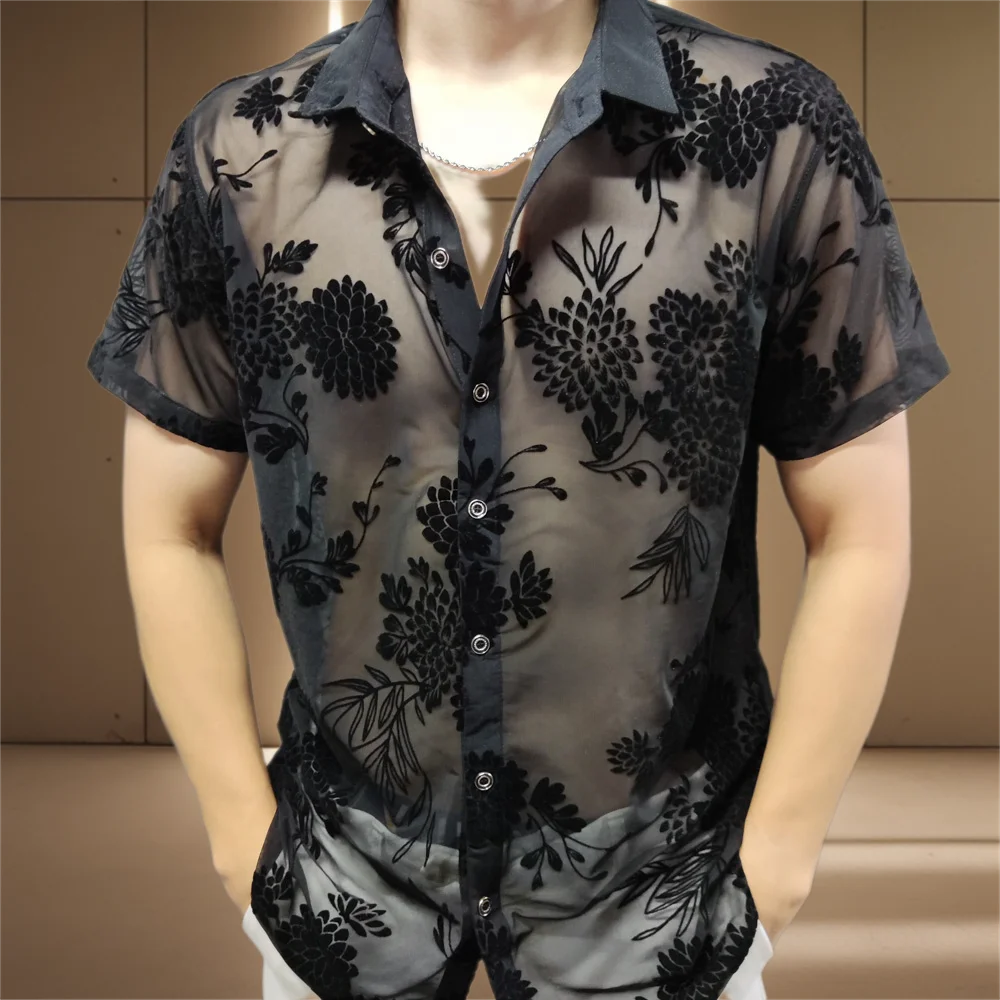 Thin Cool Summer Floral Shirt