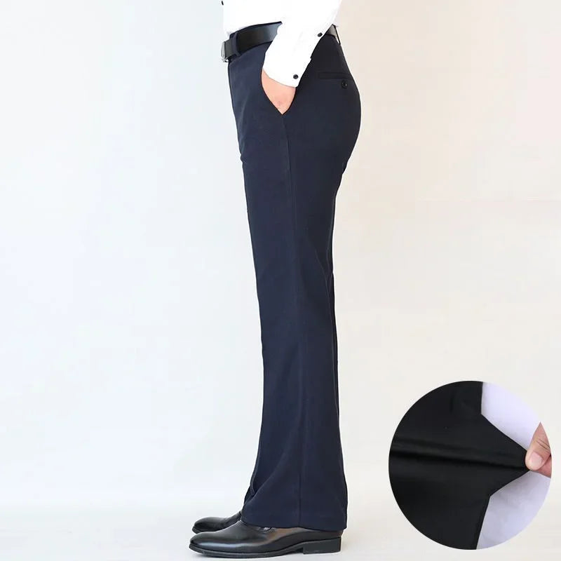 Solid Fashion High Waist Long Flare Pants