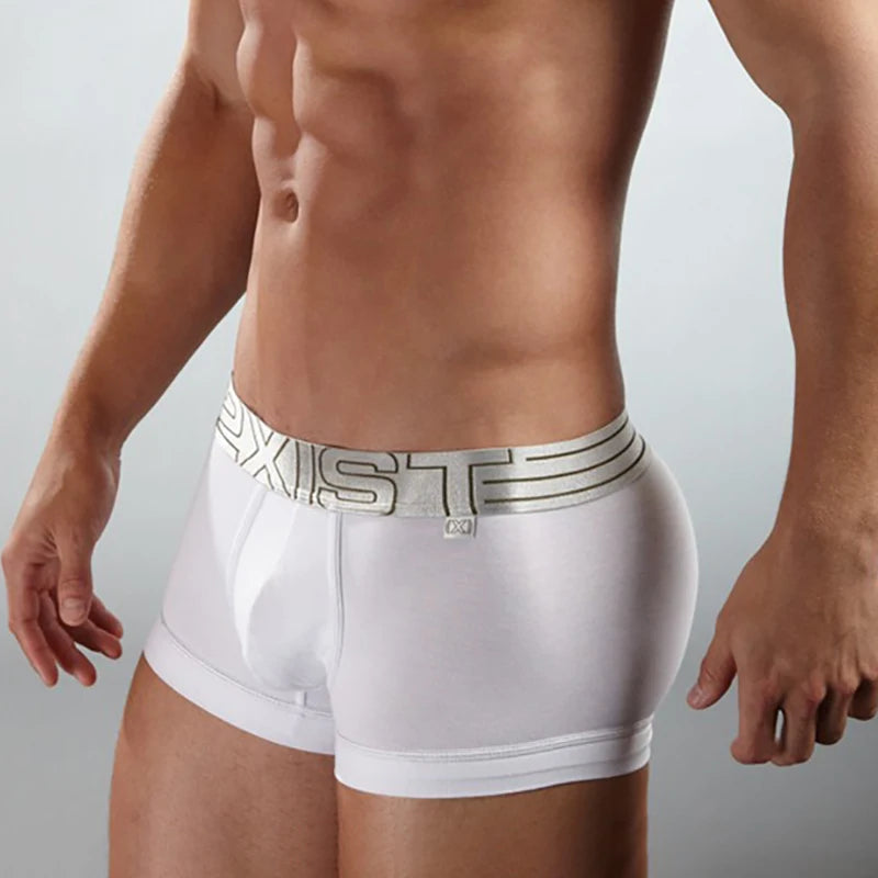 Comfortable Breathable Letters Cotton Boxer