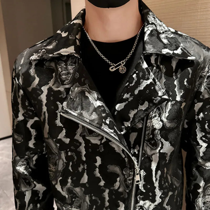 Abstract Pattern Streetwear Vintage Jacket
