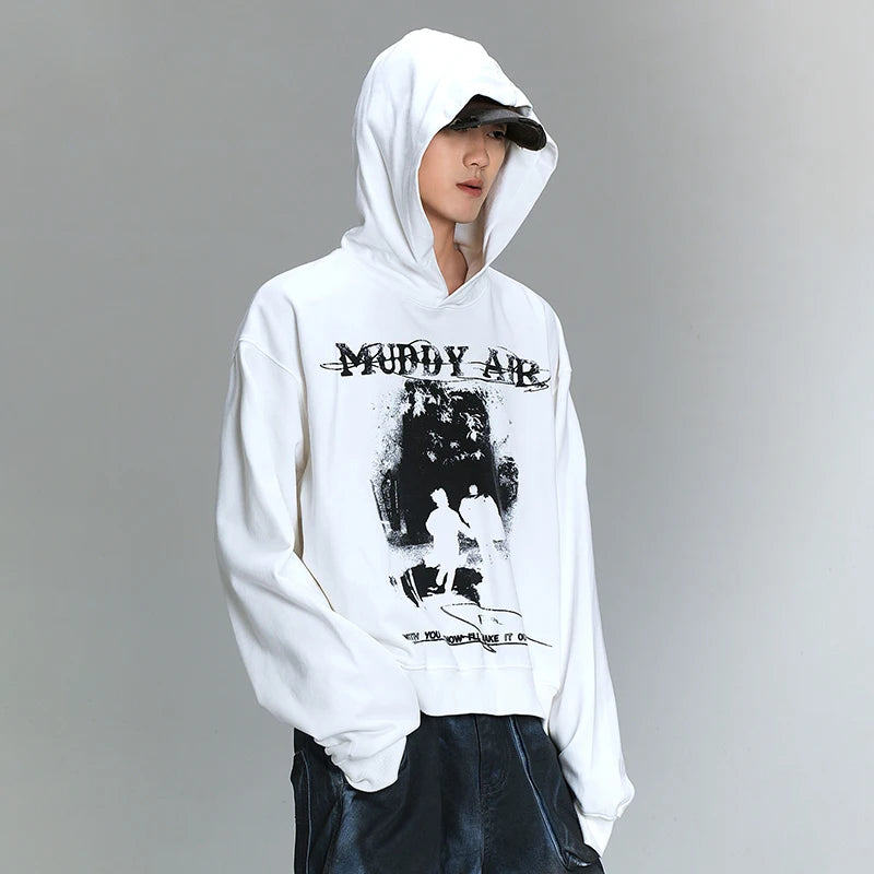 Printing Letter Design Regular Hoodie