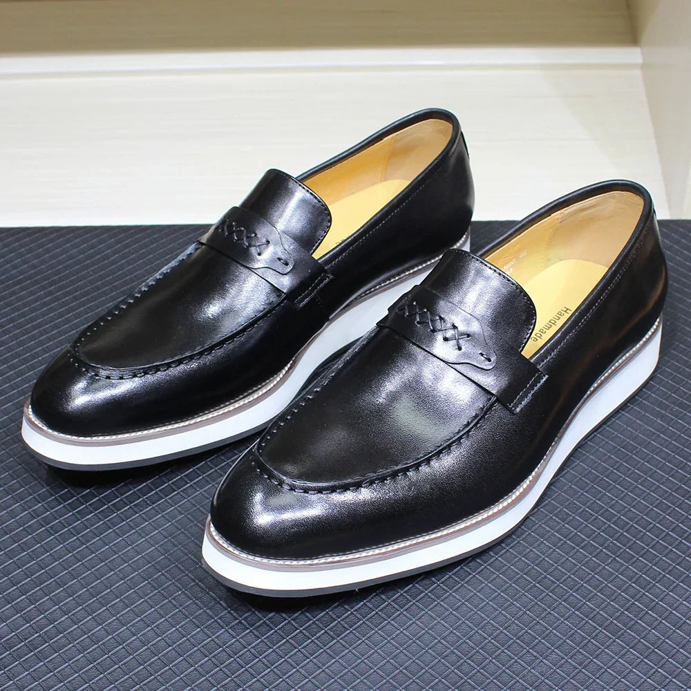 Men's Fashion Calf Leather Loafers